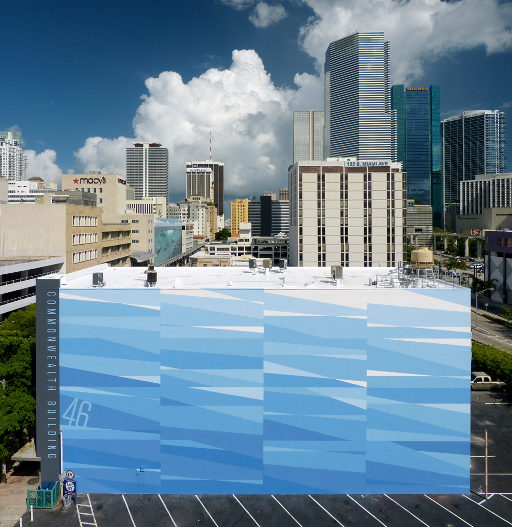 Commonwealth Building - Miami, Florida - Finished Mural