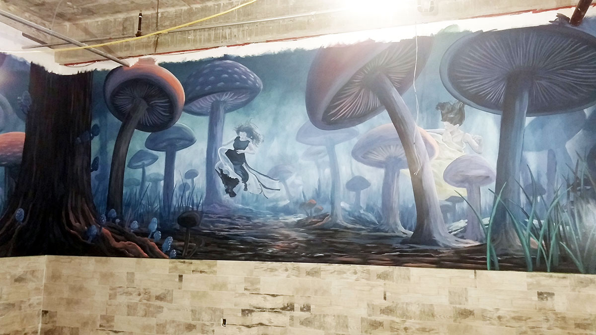 Mellow Mushroom Mural - Miami